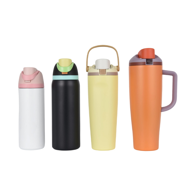Taza de viaje para automóvil de acero inoxidable con aislamiento al vacío de varios tamaños