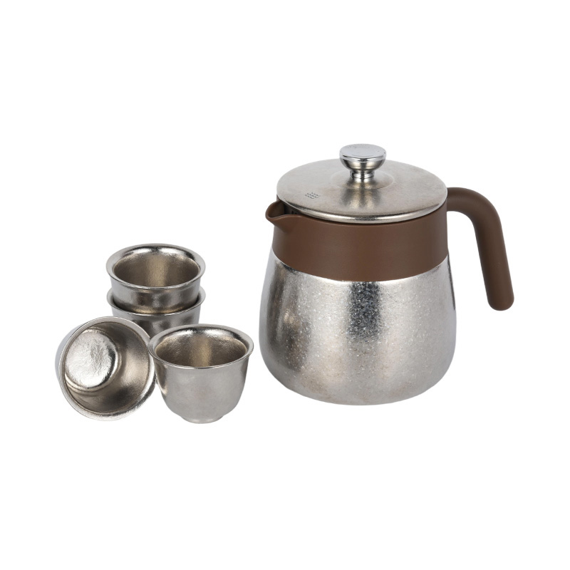 Infusor de té de titanio puro, termos, jarra aislante de primera calidad