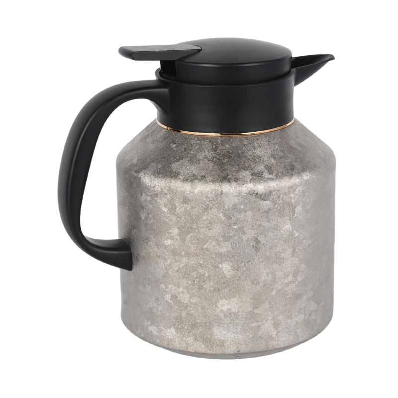 Colador de té de titanio puro con pantalla de temperatura interior de cerámica térmica