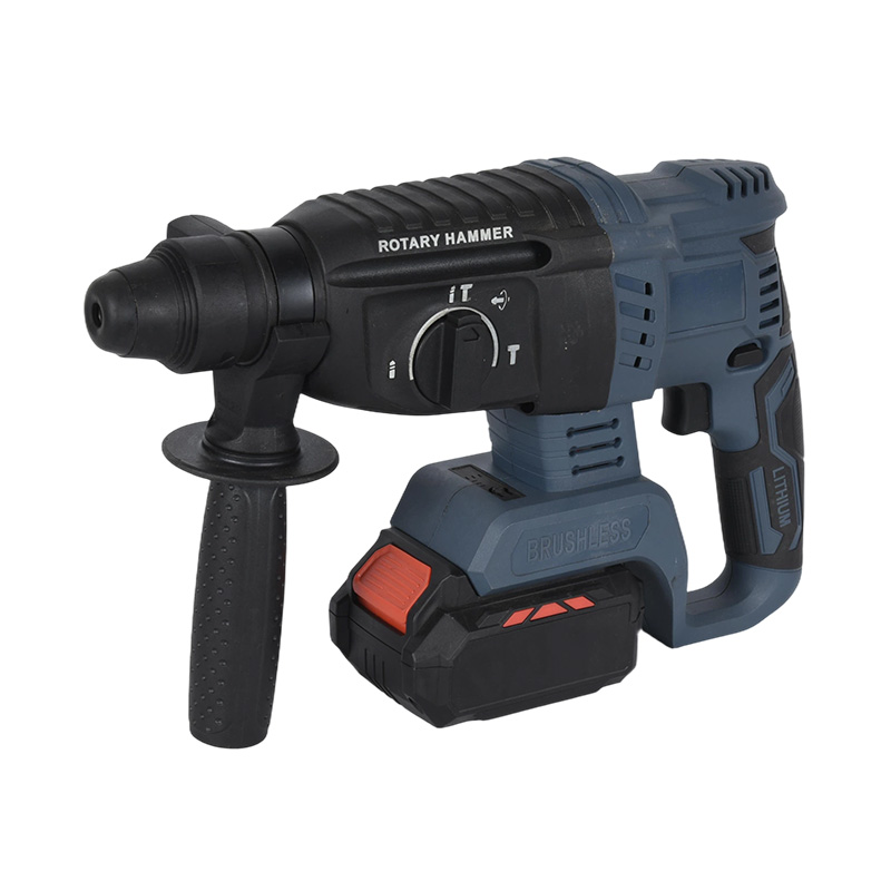 Taladro percutor giratorio inalámbrico sin escobillas de 21 V, multifunción industrial